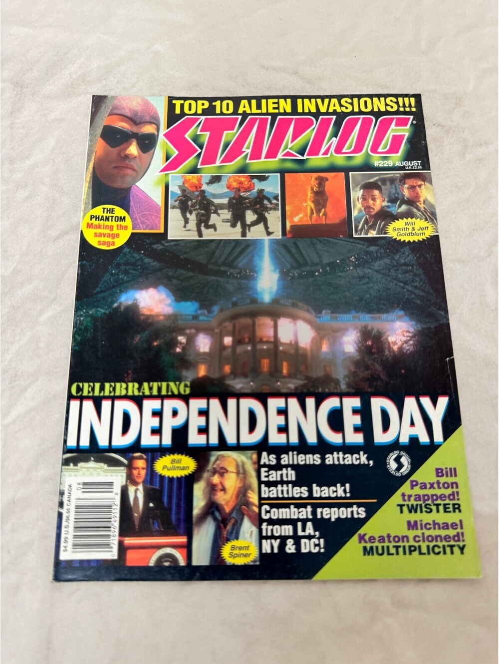 Starlog Magazine #229 August 1996 Independence Day Cover